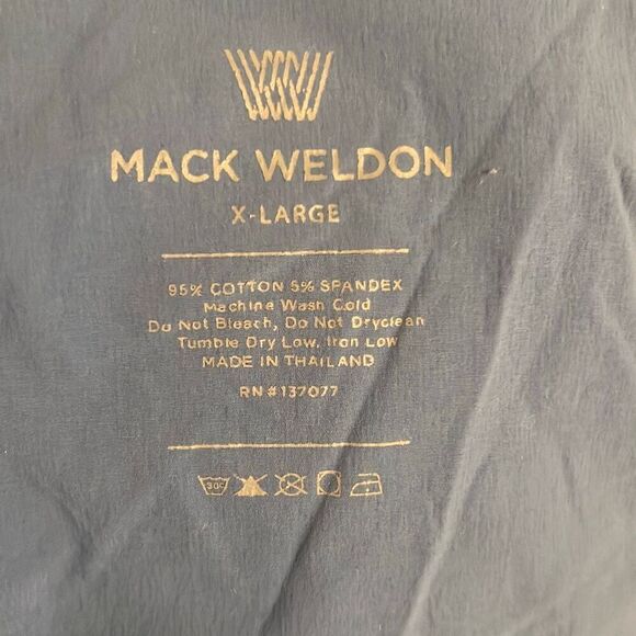 ✨Mack Weldon ACE Blue Sz XL Sweatshort 9.5"✨ - Picture 7 of 8